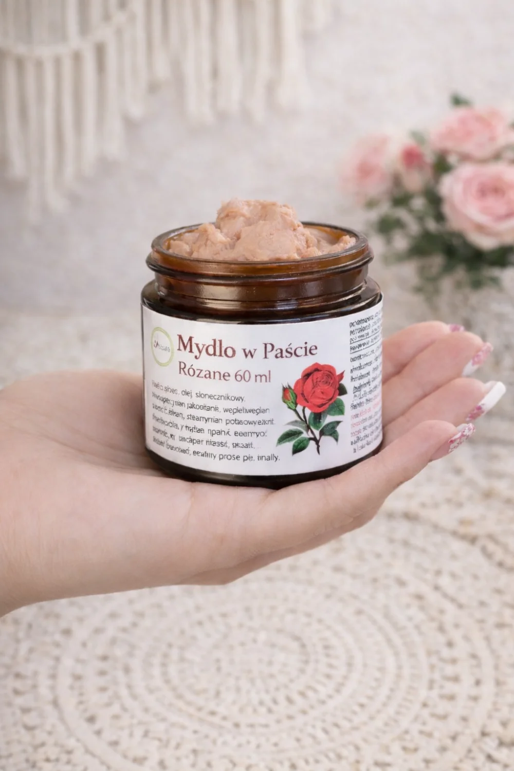 Mydło w paście Różane