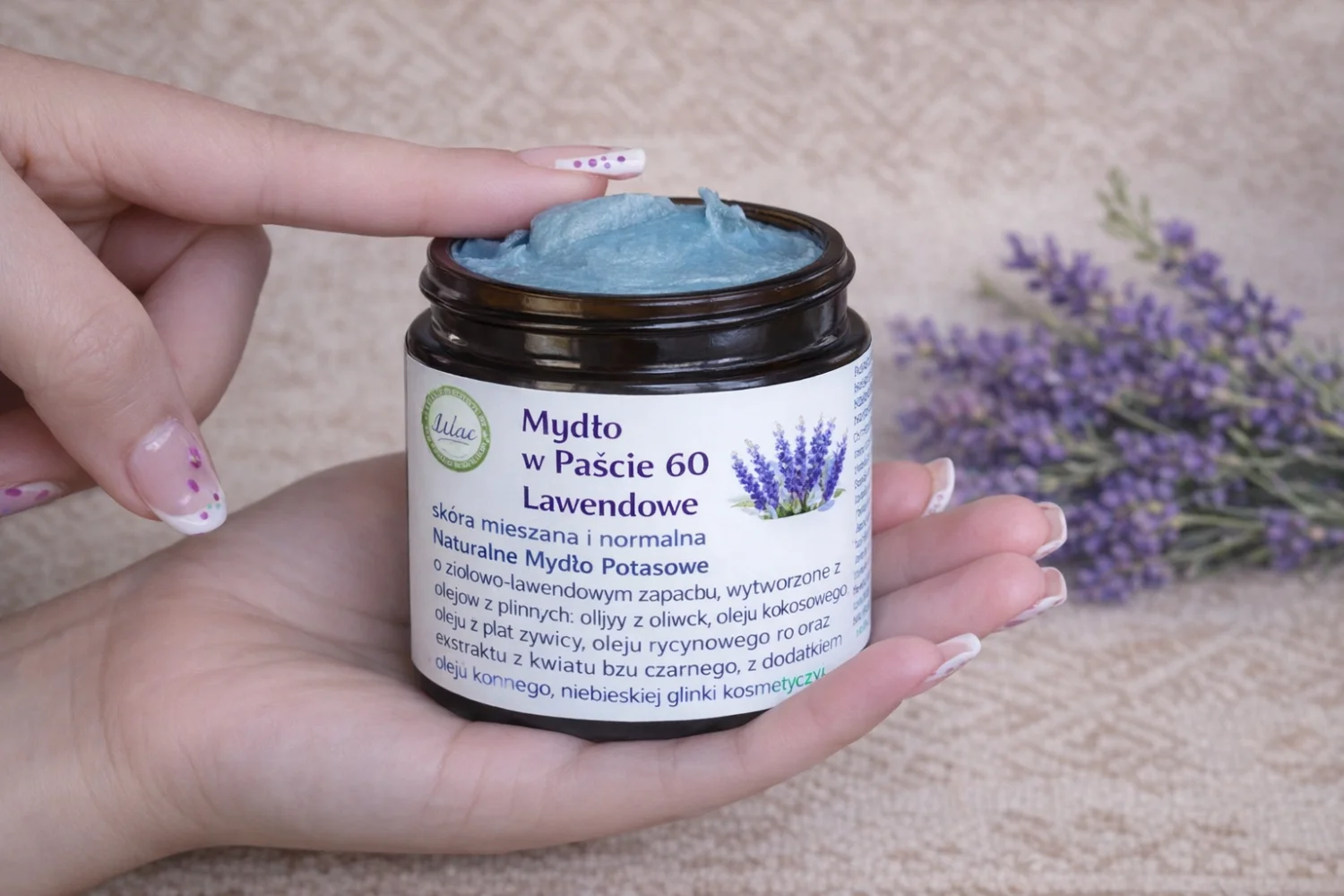 Mydło w paście  lawendowe 