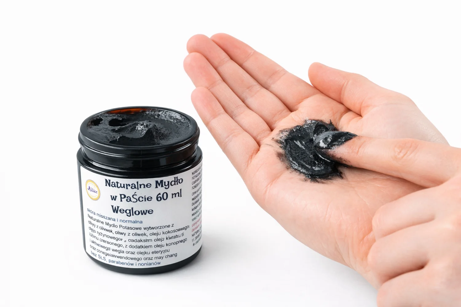 Mydło w paście węglowe 60 ml