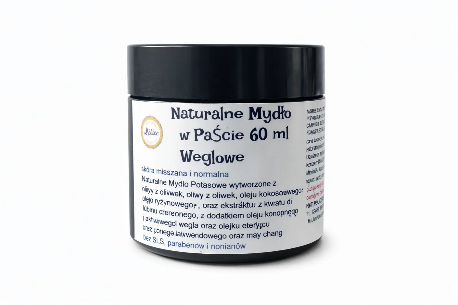 Mydło w paście węglowe 60 ml