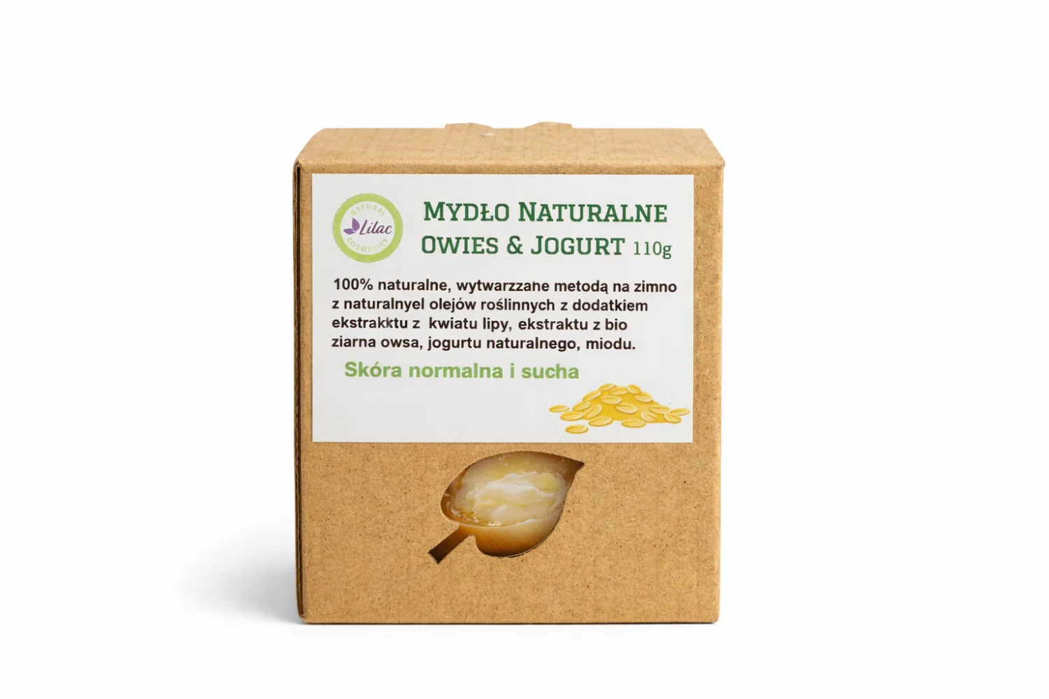 Mydło naturalne owies& jogurt