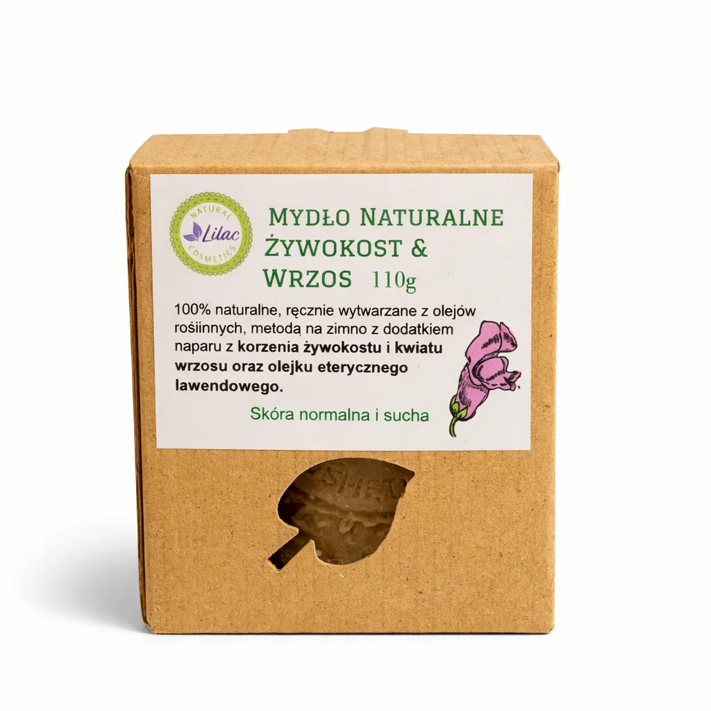 Mydło naturalne żywokost wrzos