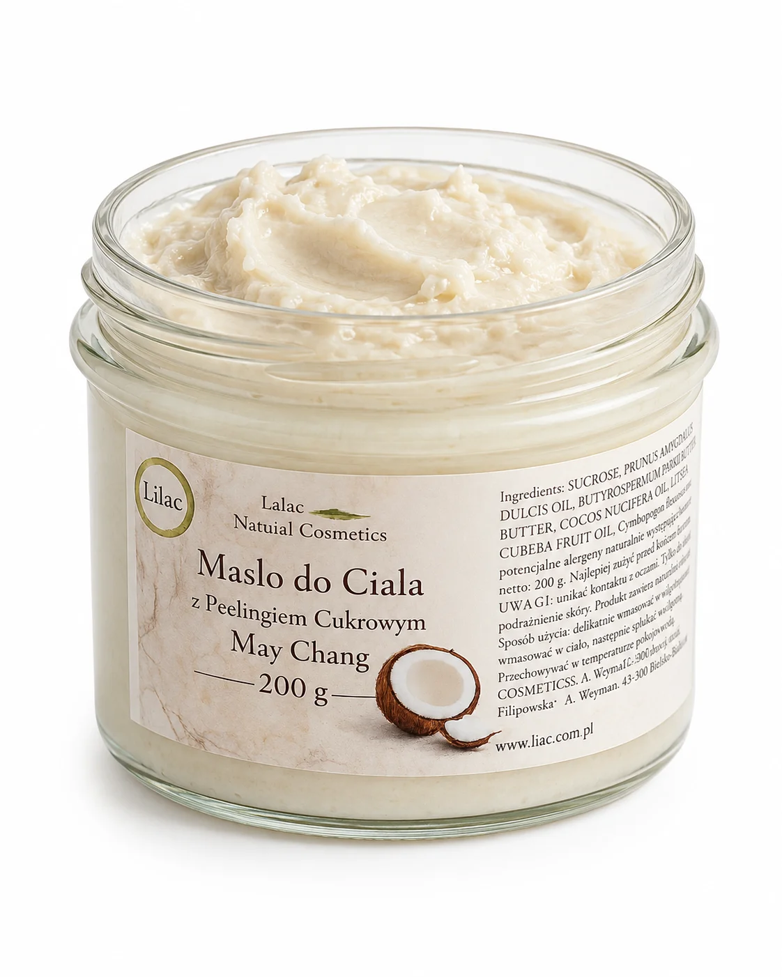 Masło peeling cukrowy May Chang 200 g