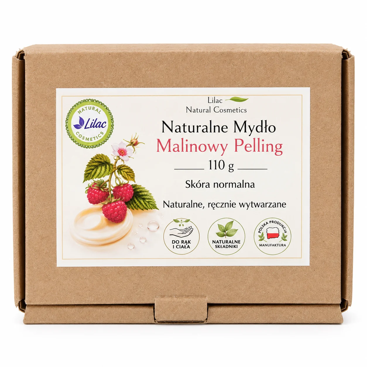 Mydło Naturalne Malinowy Peeling